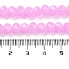Baking Paint Imitation Jade Glass Bead Strands LS-DGLA-A034-J6MM-A49-5