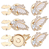 Alloy Rhinestone Cufflinks FIND-WH0111-882B-1