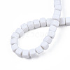 Handmade Polymer Clay Beads Strands CLAY-S092-78O-4