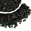 Picasso Spray Painted Glass Seed Beads SEED-T006-04-15-3