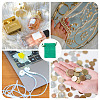 10Pcs Brocade Good Luck Fortune Drawstring Gift Blessing Bags PAAG-TADJ0001-01D-6
