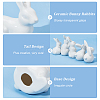 Globleland 5Pcs 5 Style Porcelain Display Decoration AJEW-GL0002-01-4