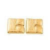 Ion Plating(IP) 304 Stainless Steel Stud Earrings for Women EJEW-P279-43G-1