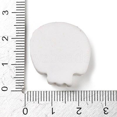 Skull Halloween Opaque Resin Decoden Cabochons RESI-R446-01C-1
