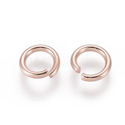 304 Stainless Steel Open Jump Rings X-STAS-O098-02RG-09-1