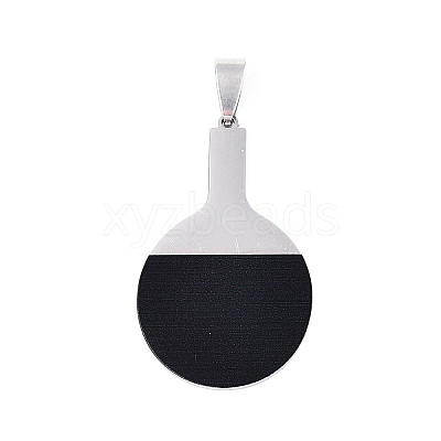 Printed 201 Stainless Steel Pendants STAS-T066-86A-1