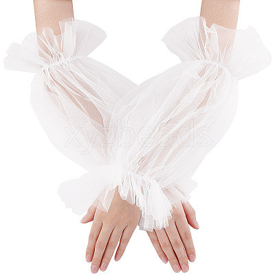 Polyester Detachable Puff Sleeves AJEW-WH0083-26-1
