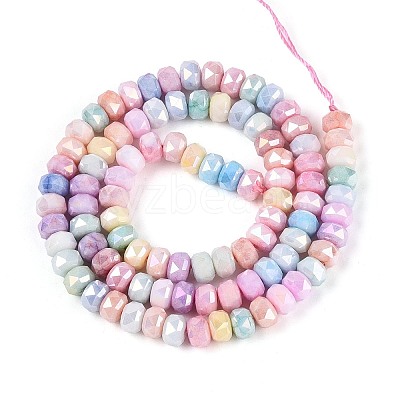 Anti-Tarnish Electroplate Glass Beads Strands GLAA-T025-6mm-11H-1