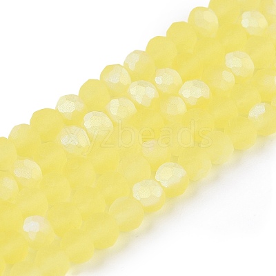 Transparent Glass Beads Strands EGLA-A044-T4mm-MB29-1