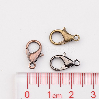 1 Box 120PCS 6 Colors Zinc Alloy Lobster Claw Clasps PALLOY-X0011-NF-B-1