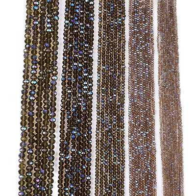 Electroplate Glass Beads Strands EGLA-A044-T4mm-L16-1