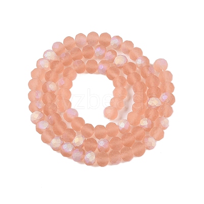 Transparent Glass Beads Strands LS-EGLA-A044-T6mm-MB21-1