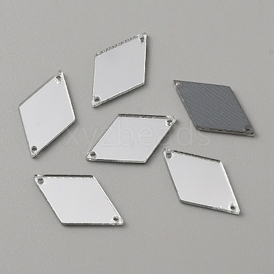 Rhombus Acrylic Mirror Sew on Rhinestone LS-FIND-WH0155-029C-1