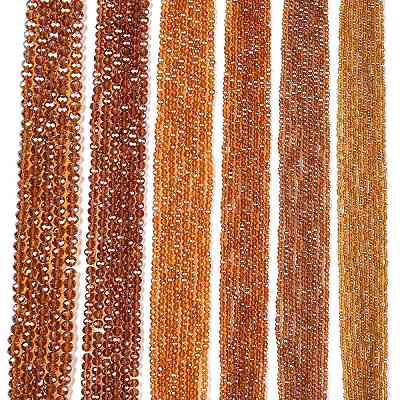 Electroplate Glass Beads Strands EGLA-A044-T1mm-A04-1