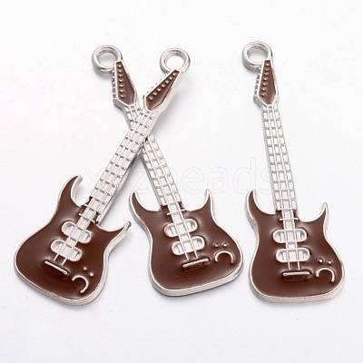 Alloy Enamel Pendants X-EA822Y-1-1