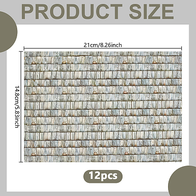 Paper Wallpaper Mini Model DIY-WH0899-891E-1