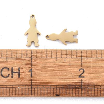 304 Stainless Steel Pendants STAS-I140-12G-1