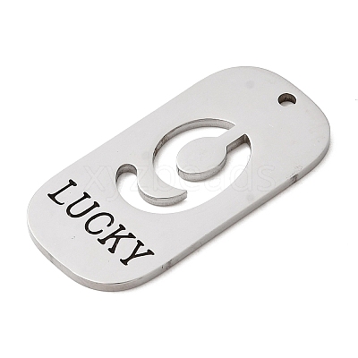 304 Stainless Steel Pendants STAS-D200-02J-P-1