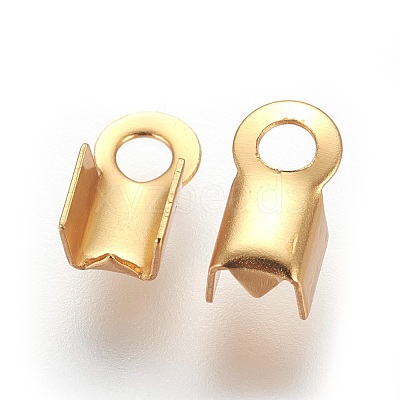 304 Stainless Steel Folding Crimp Ends STAS-P227-02G-1