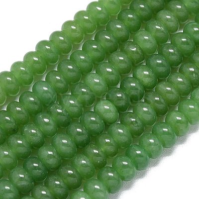 Natural Malaysia Jade Beads Strands G-B165-G01-5x8mm-16-1