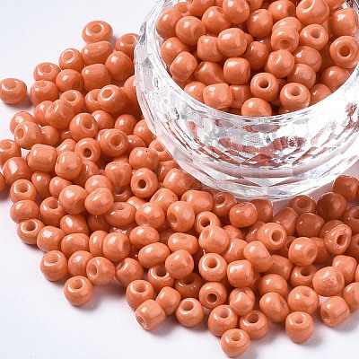 6/0 Glass Seed Beads SEED-S058-A-F422-1
