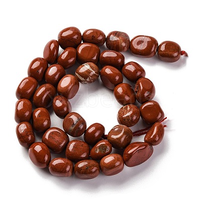 Natural Red Jasper Beads Strands G-G146-A04-02-1