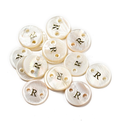 Freshwater Shell Buttons BUTT-Z001-01R-1