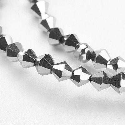 Electroplate Glass Beads Strands LS-EGLA-J026-3mm-F19-1