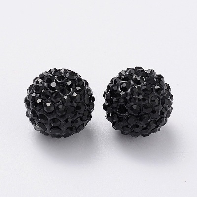 Grade A Rhinestone Pave Disco Ball Beads RB-Q103-11-1