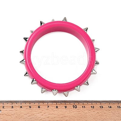 Punk Resin Bangles BJEW-P357-01P-01-1