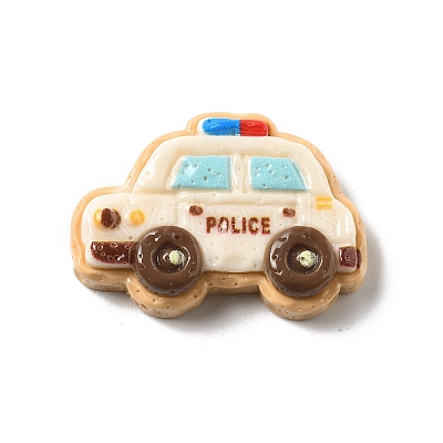 Vehicle Theme Opaque Resin Cabochons RESI-C056-03C-1