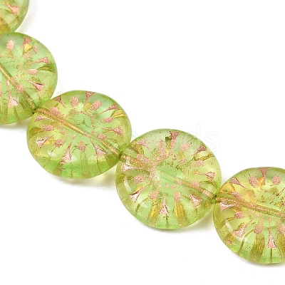 Czech Pressed Glass Beads GLAA-I061-47-1