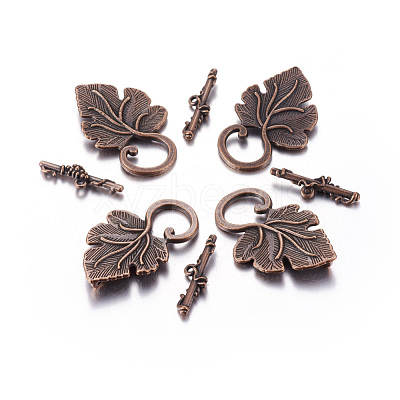 Alloy Toggle Clasps X-PALLOY-A20005-R-FF-1