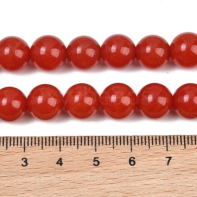 Natural Dyed White Jade Beads Strands GG-CBAEB22-B01-10mm-06-1