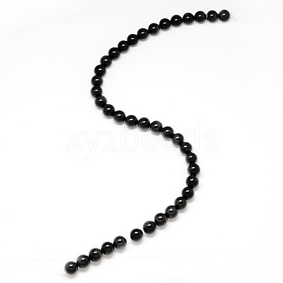 Natural Obsidian Round Beads Strands X-G-L275-03-18mm-01-1