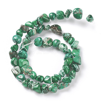 Natural Imperial Jasper Bead Strands G-P444-05E-1