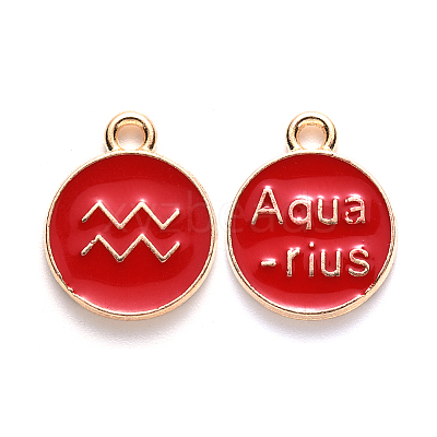 Alloy Enamel Pendants LS-ENAM-S124-01B-07J-1