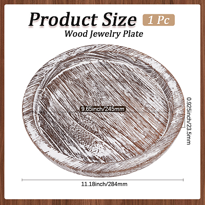 Wood Jewelry Plate DIY-WH20013-73B-1