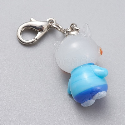 Handmade Lampwork Pendant Decorations LAMP-K034-A05-1