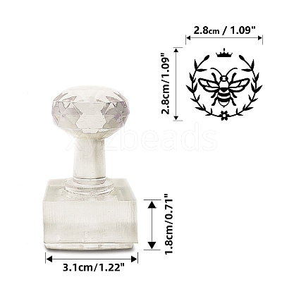 Plastic Stamps DIY-WH0350-001-1