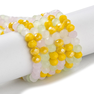 Glass Beads Strands EGLA-A034-M4mm-28-1
