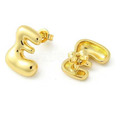 Rack Plating Brass Earrings EJEW-S222-01G-E-1