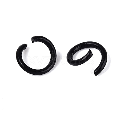 Spray Painted Iron Open Jump Rings IFIN-T017-04C-01-1