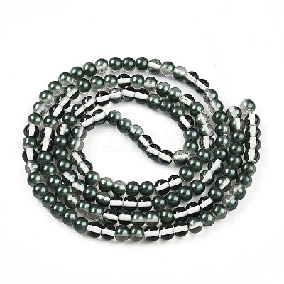 Baking Paint Transparent Glass Beads X1-DGLA-N011-6mm-07-1