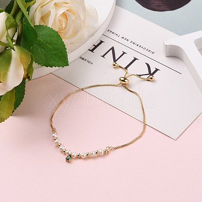 Adjustable Brass Slider Bracelets BJEW-JB05668-1