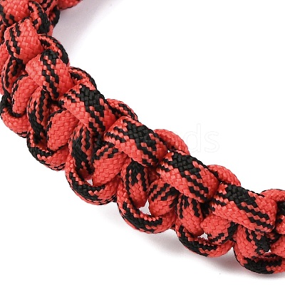 7 Inner Cores Polyester & Spandex Cord Braided Bracelets for Men Women BJEW-JB12571-01-1
