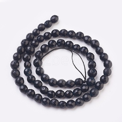 Natural Malaysia Jade Beads Strands G-K288-8mm-02-1