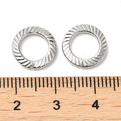 Rack Plating Brass Linking Rings KK-Z033-02P-1