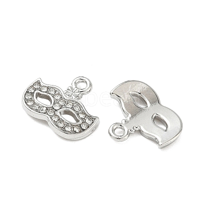 Alloy Rhinestone Pendants ENAM-I073-04P-02-1