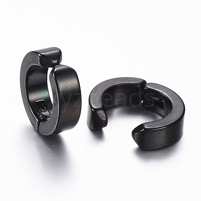 304 Stainless Steel Clip-on Earrings EJEW-H351-18B-1